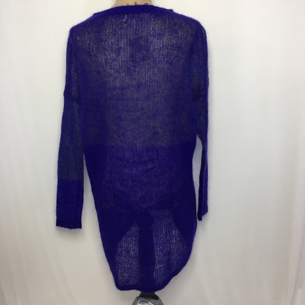 Eileen Fisher Knit Color Block Fuzzy Sweater - image 5